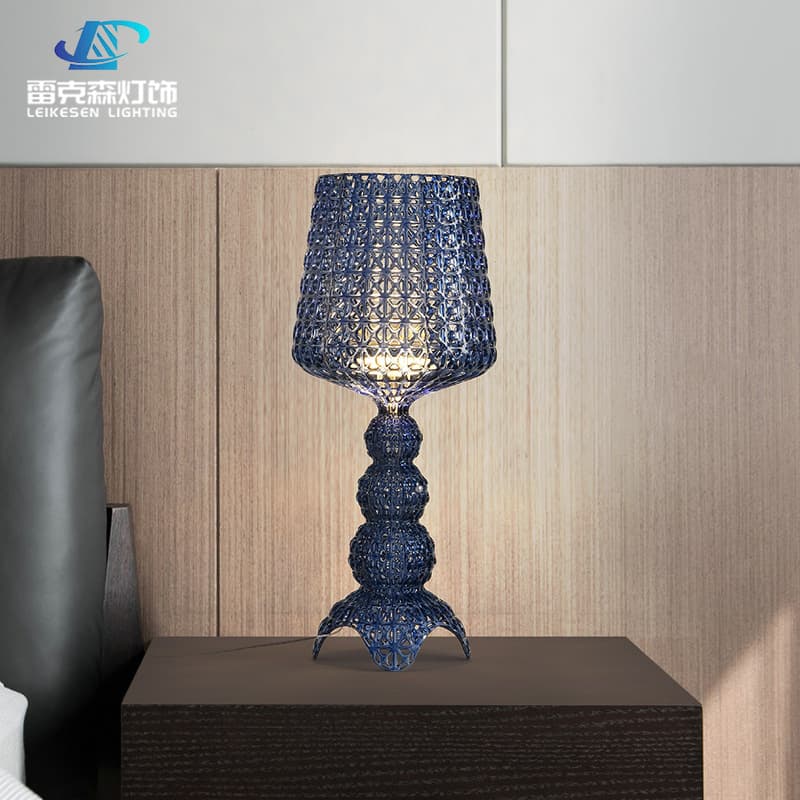 Italian Kartell Kabuki Living Room Hollow Table Lamp Designer Creative Wine Glass Decorative Table Lamp