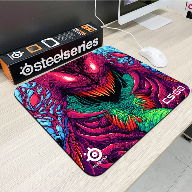 Esports Gaming Competitive Personalized Large PUBG 4mm 6mm Thickened Mouse Pad Smooth Thin Surface Boxed Wholesale