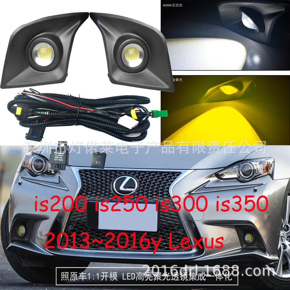 Compatible with Lexus LED Daytime Running Lights, Headlights, Fog Lights for IS200 IS250 IS300 IS350
