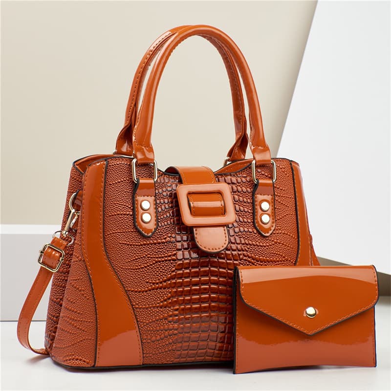 Spring and Summer New Women's Bag Fashionable Trendy Lady Bag Premium Shoulder Crossbody Bag Large Capacity Color-Block Handbag