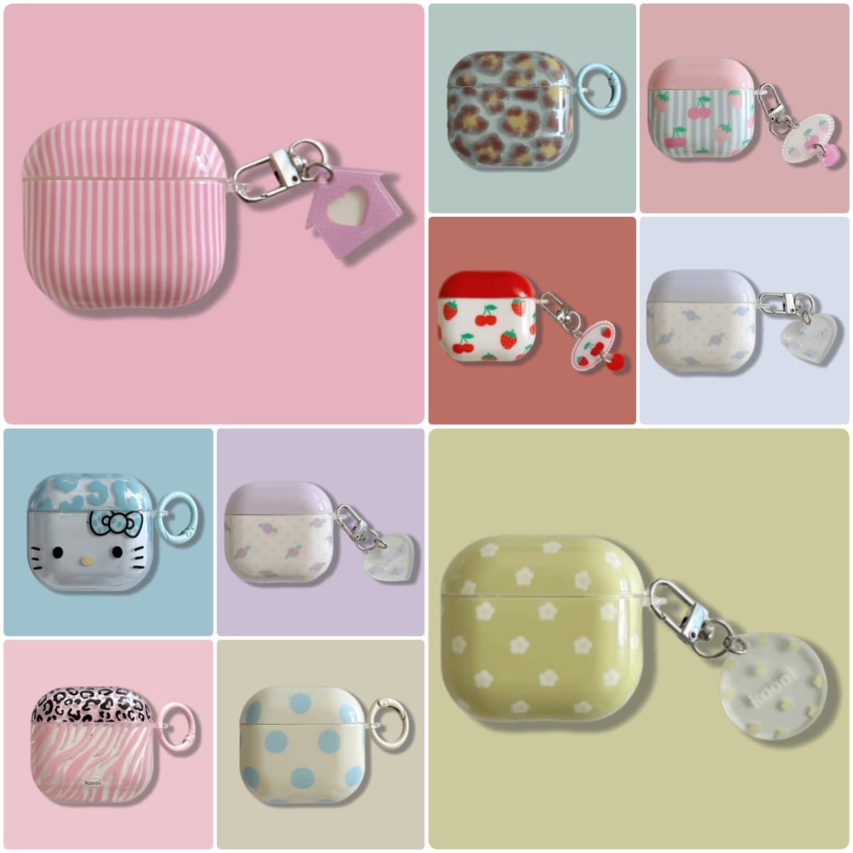 Cute Butterfly Flower Soft Case for Apple AirPods Pro 3 / Pro 2 / 4th Gen Protective Cover