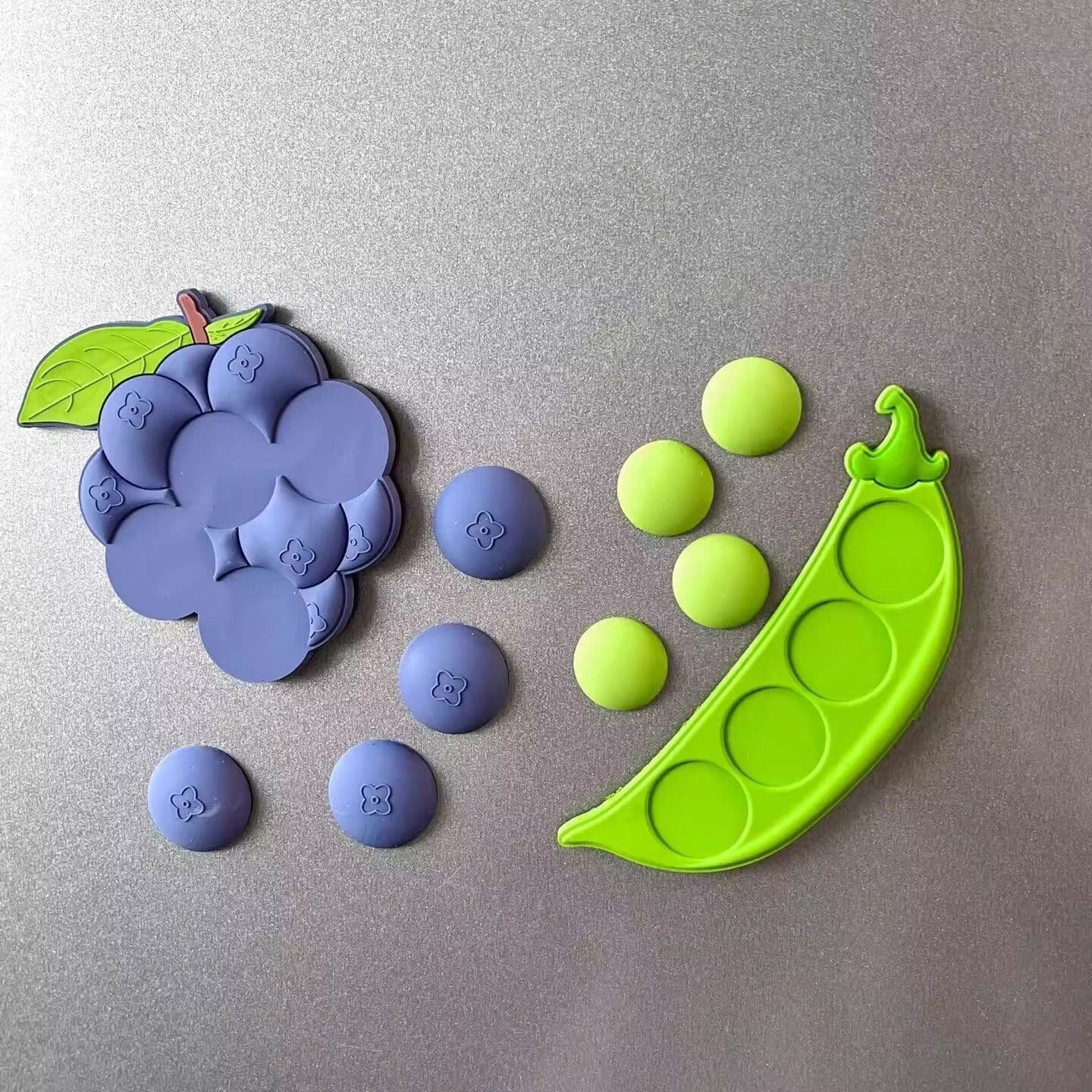 Cross-border creative fridge magnet magnetic sticker PVC rubber personalized fruit magnet decorative magnet wholesale