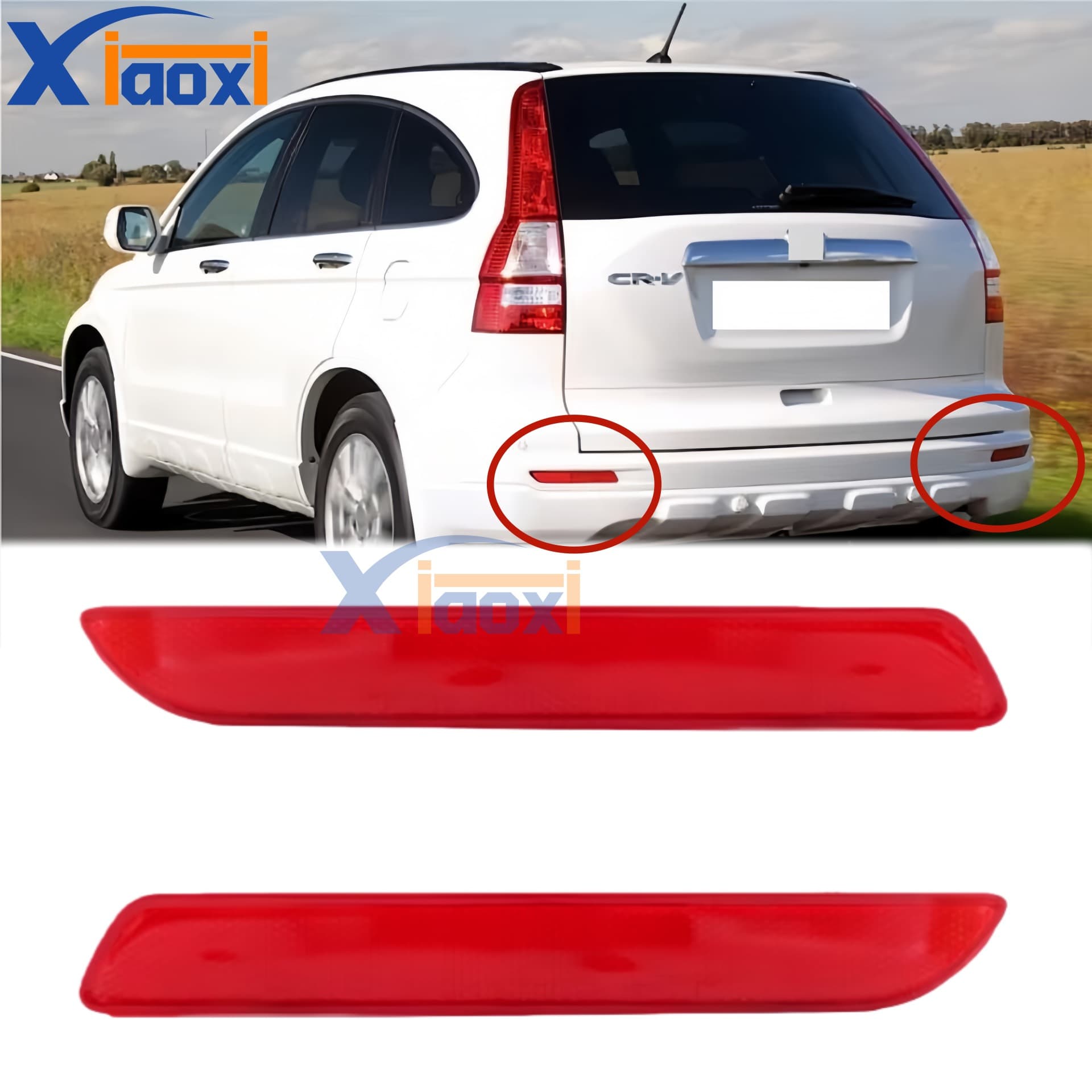 Rear Bumper Light, Rear Fog Light, Bumper Reflector Light for 2010-2011 Honda CR-V C-RV