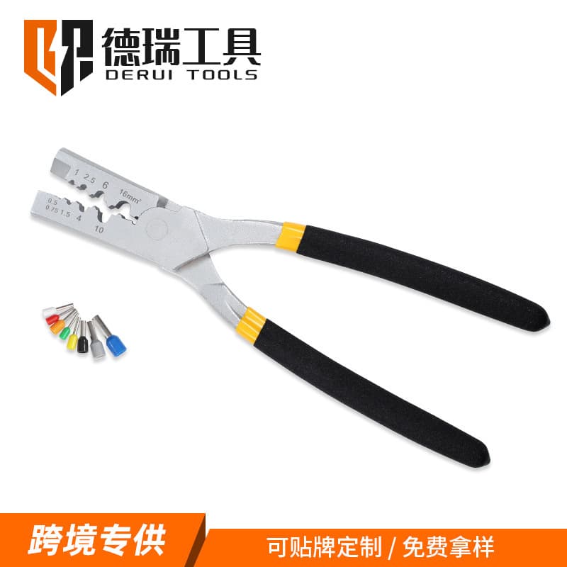Derui Tools PZ0.5-16 GT Small Copper Tube Crimping Pliers Crimper German-style Small Manual Crimping Tool