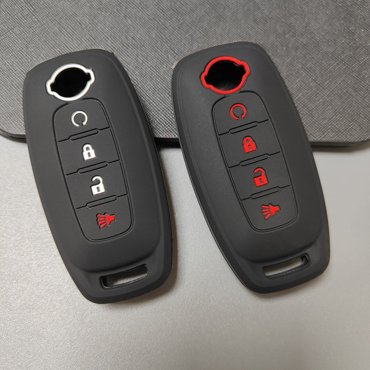 Suitable for new Nissan smart 4-button Teana key cover Nissan Aria 8th generation silicone key cover cross-border