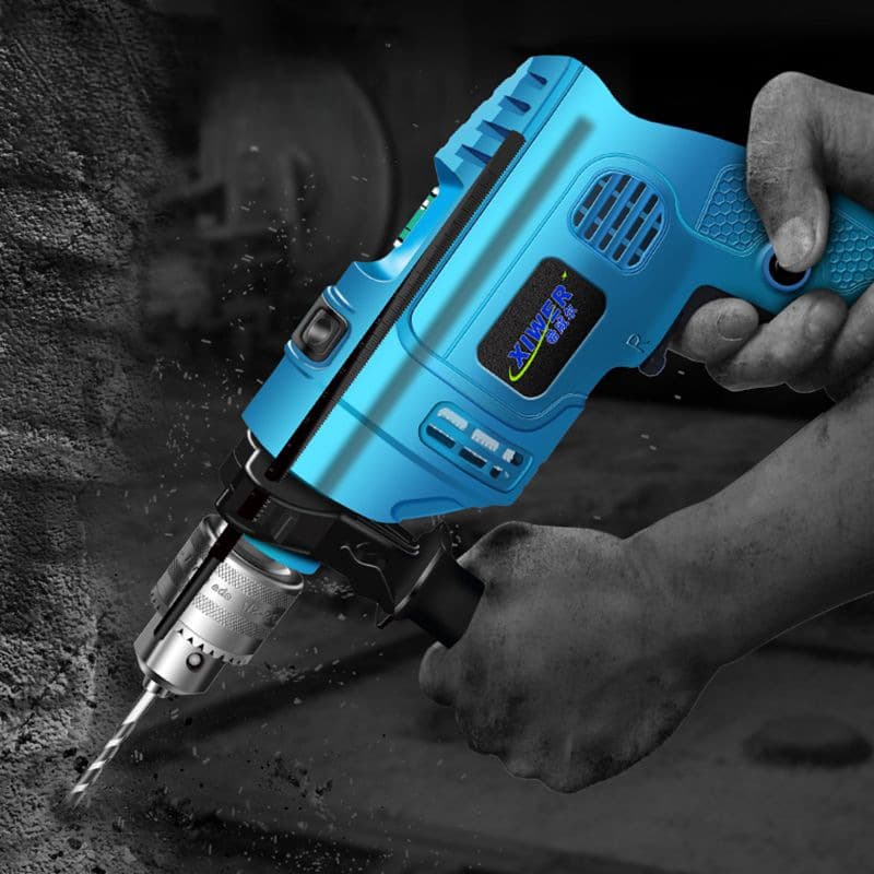 Impact Drill Electric Drill Household Hand Drill Tool Set Power Drill Electric Tool Kit Cross-Border Wholesale