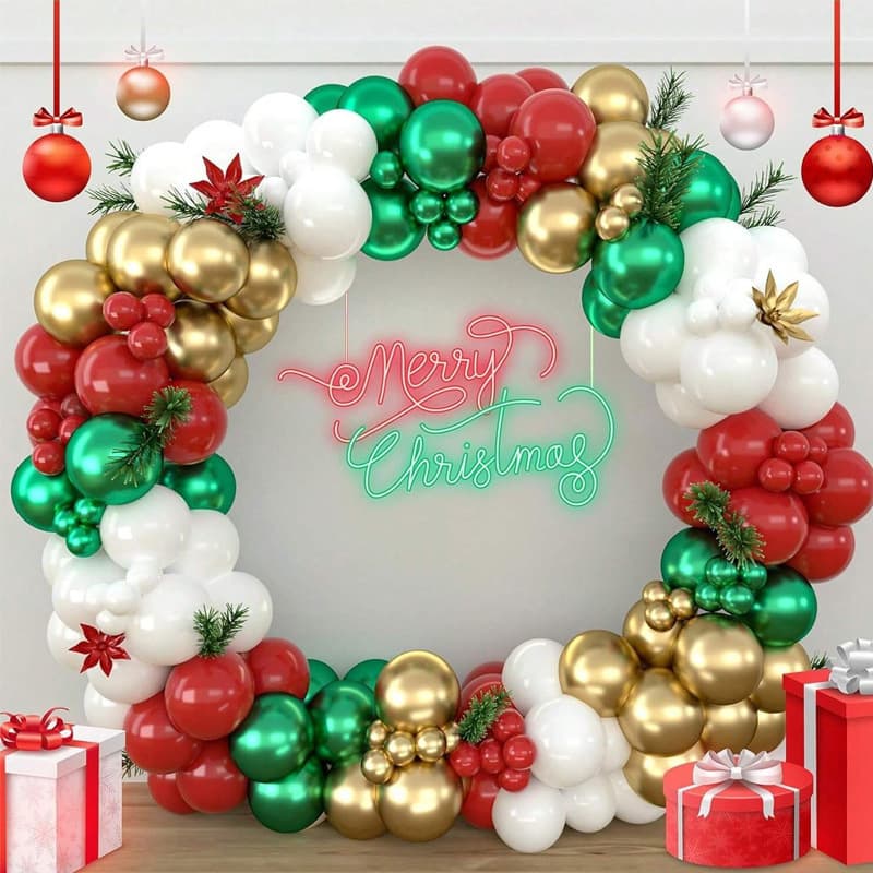 Cross-border Balloon Set Chain Wedding Wall Decoration Scene Background Layout Balloon Shape Ball Amazon Birthday Package