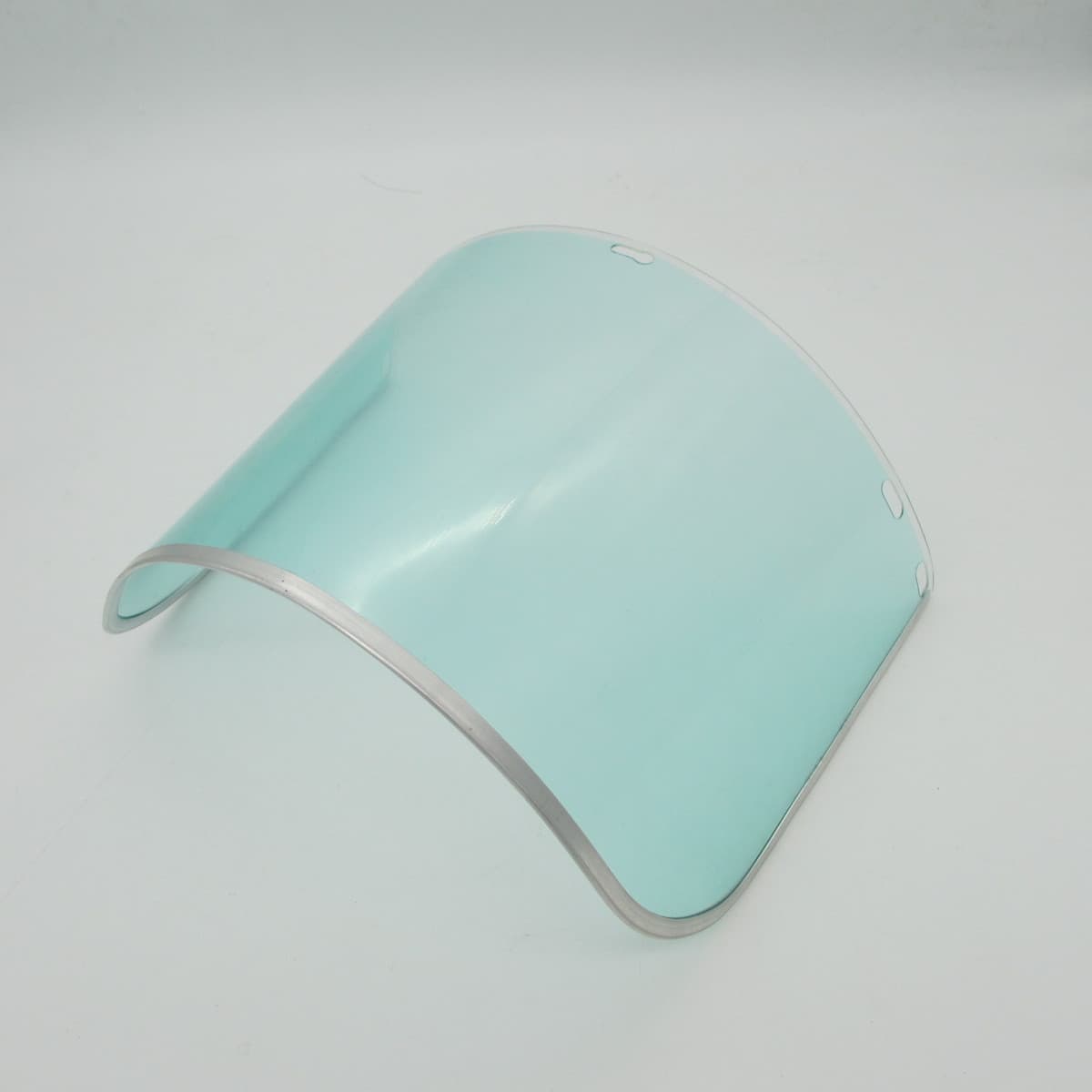 Factory Aluminum Frame Transparent Face Shield, High-Temperature Resistant, Anti-Impact, Anti-Splash, Aluminum-Edged PET Protective Mask