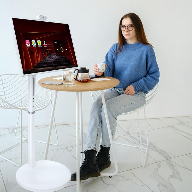 27-inch Octa-Core Processor, Screen Moves as You Wish, Home Fitness Fashion Hot Item, Online Classes Live Entertainment