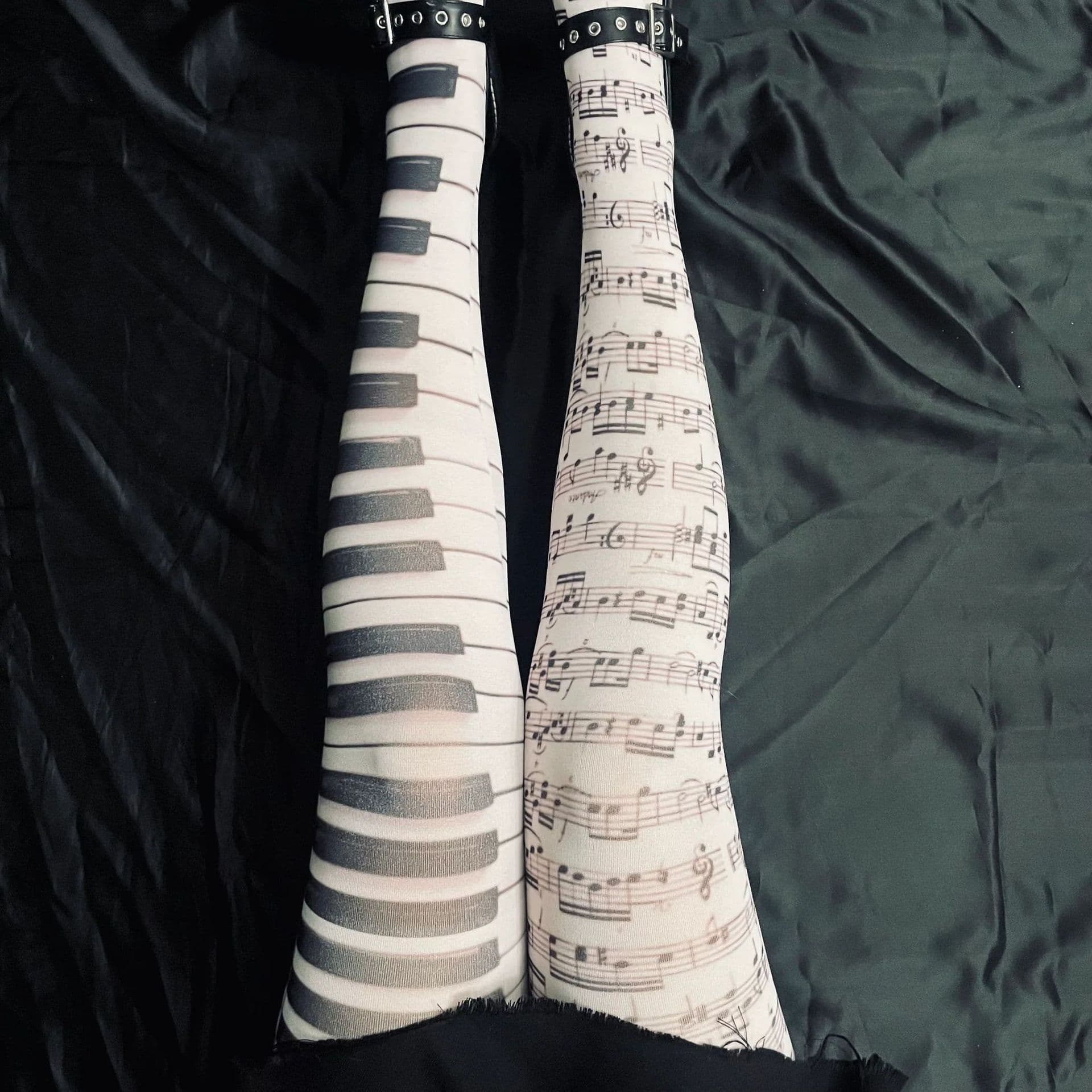 Y2K Sexy Letter Print Socks for Women, Sweet and Cool Style Printed Pantyhose, Gothic JK Socks for All Seasons, Cross-Border Wholesale
