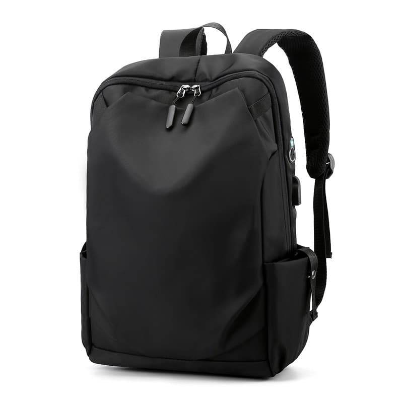 Cross-border men's business casual laptop bag, large capacity outdoor travel bag, student backpack with printed logo