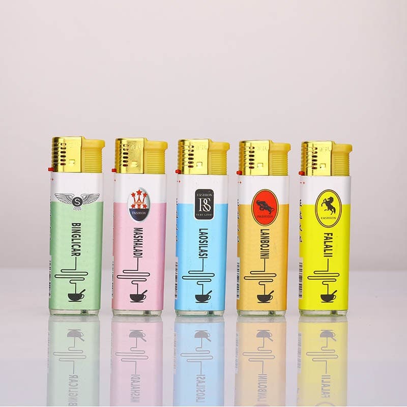 Zhengda 208 manufacturer wrapped-paper direct injection lighter