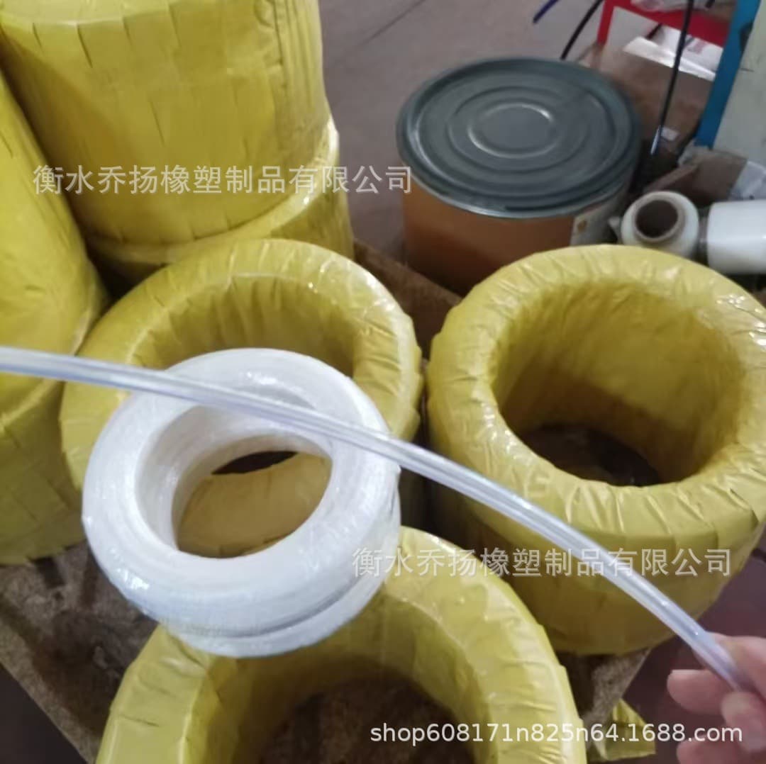 In Stock PA12 High Temperature High Pressure White Transparent Nylon Tube 3.2*0.7