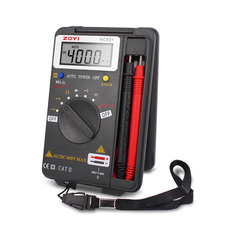 ZOYI Pocket Portable Digital Multimeter VC921 Capacitance/Frequency Auto-Ranging