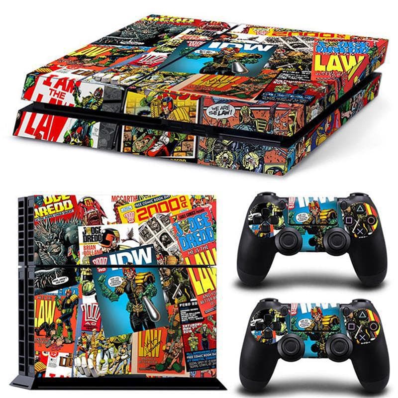 PS4 Skin Sticker for PS4 Original 10xx 11xx 12xx Console Decal PS4 Body Wrap PS4 Anime Graffiti Sticker