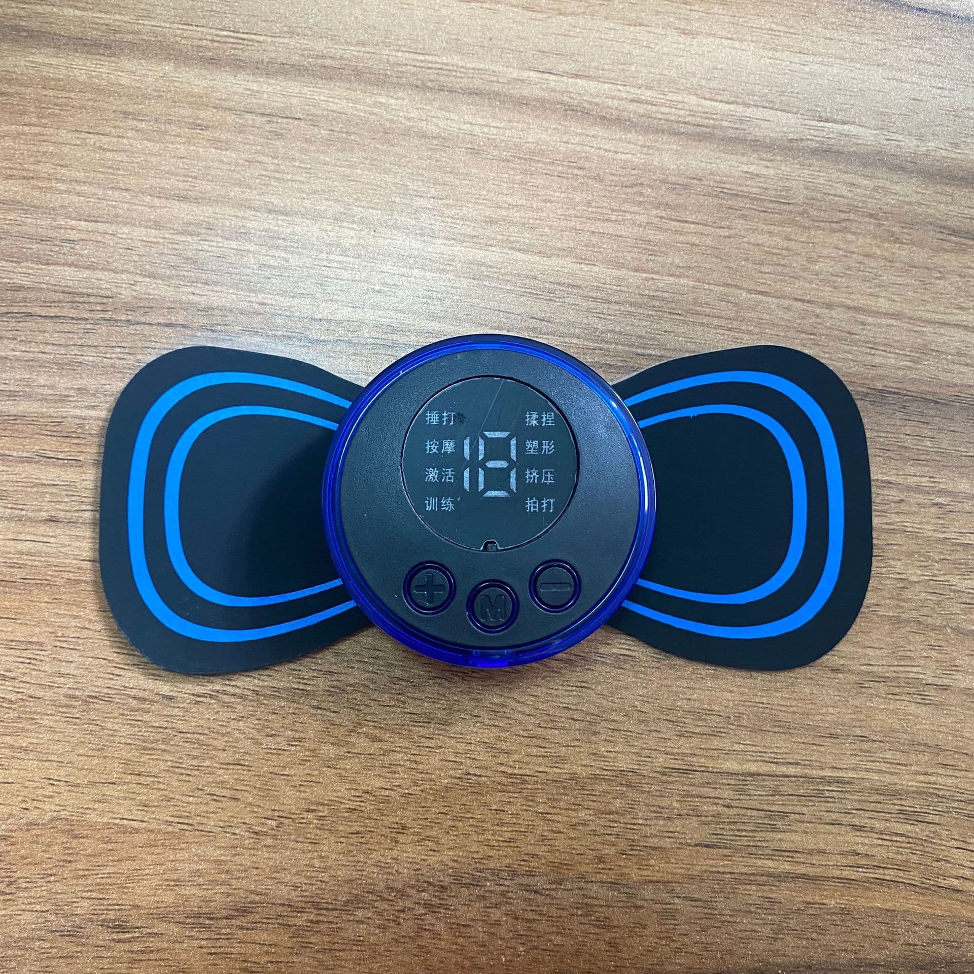 Smart Portable Neck Massage Patch Microcurrent Shoulder and Neck Massager Low-Frequency Pulse USB Relieves Fatigue