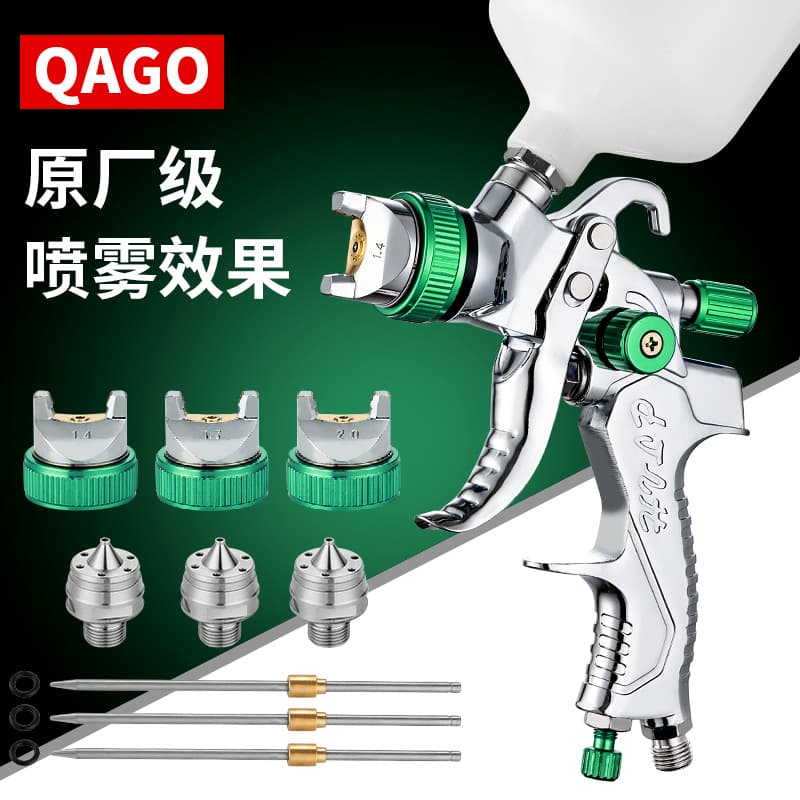 Cross-border 2008 Pneumatic Spray Gun for Automotive Sheet Metal, High Atomization Top-Fed Paint Gun, 1.4/1.7/2.0mm
