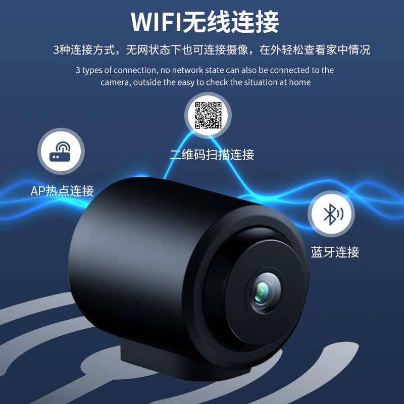 New Cross-Border WiFi Remote Battery-Powered HD Smart Surveillance Camera for Home, Outdoor, and Kids' Mini Camera