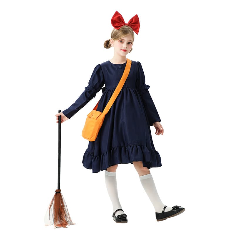 2024 Halloween Children's Costume Magic Women's Anime Cosplay Dress Performance Clothes Girls Party Dresses Qipiqi