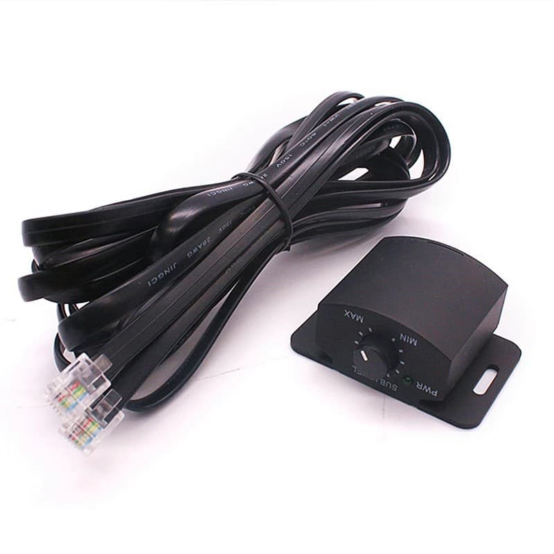 Car Amplifier Wired Remote Volume Controller Subwoofer Volume Adjuster Subwoofer Remote Control 4M