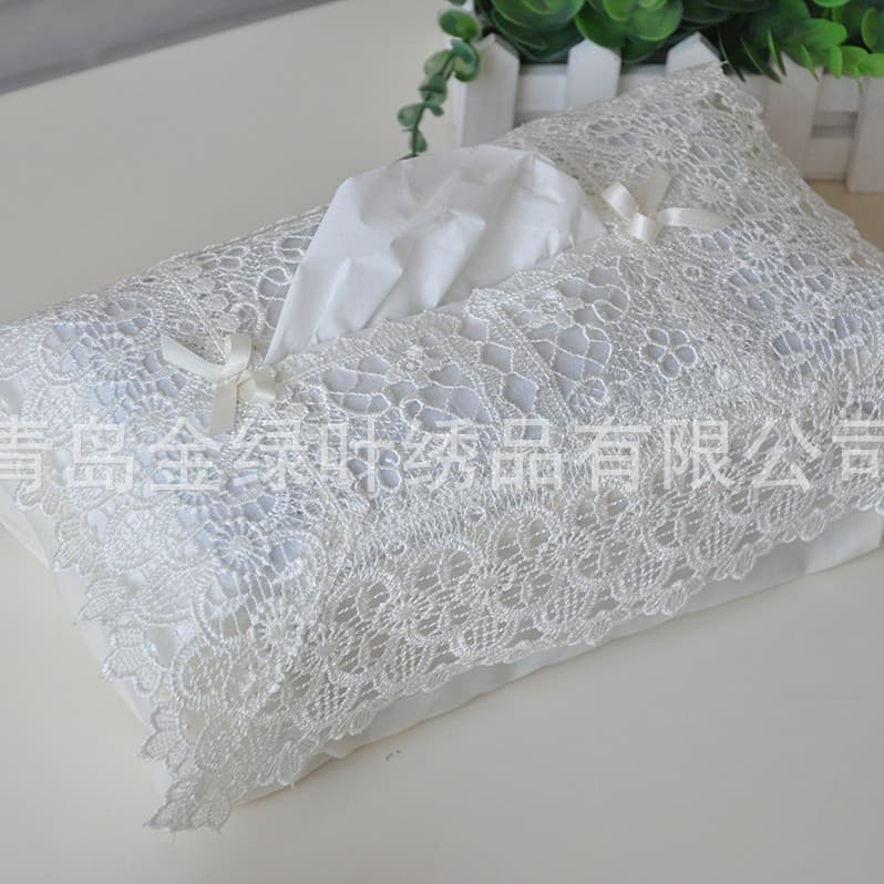 New fabric tissue box, suitable for living room, car, and bathroom use.