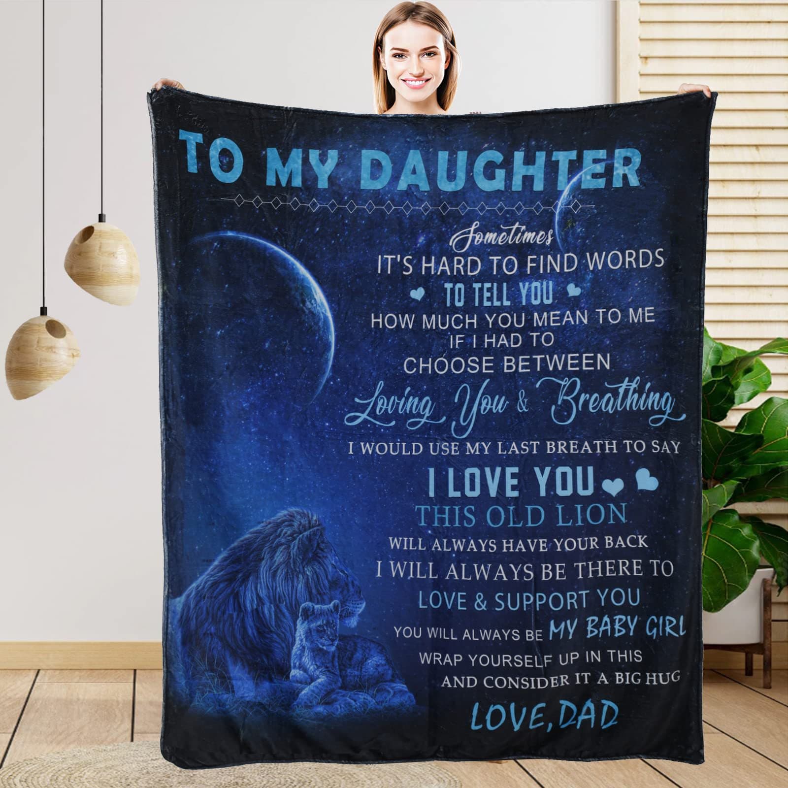Gift Blanket for Daughter Baby Blanket Comfortable Flannel Home Essential Warm Blanket Factory Outlet