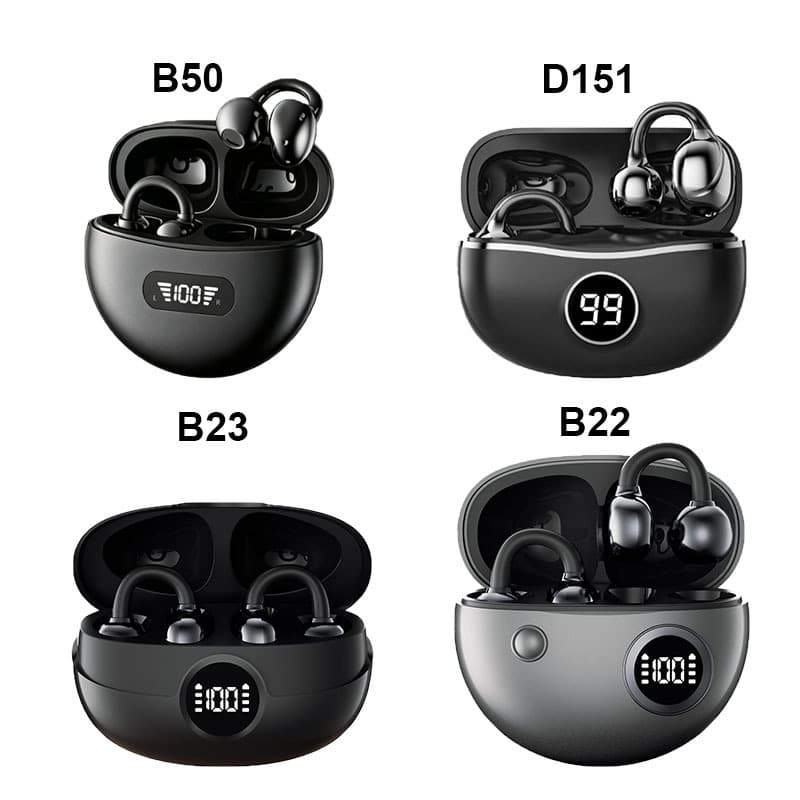 2026 New Bluetooth Earbuds Cross-Border Bluetooth Earbuds Clip-On Wireless Bone Conduction B50 Sports Bluetooth Earbuds