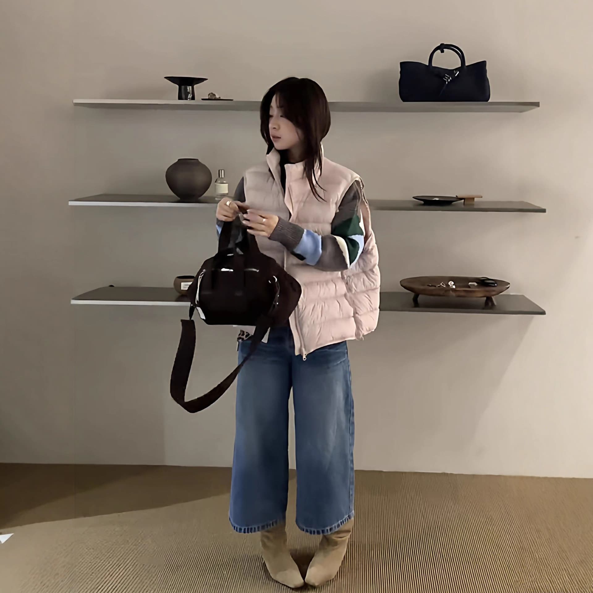 2025 Autumn/Winter New Korean-style Design 90% White Duck Down Down Waistcoat for Women, Short Casual Quilted Vest Coat