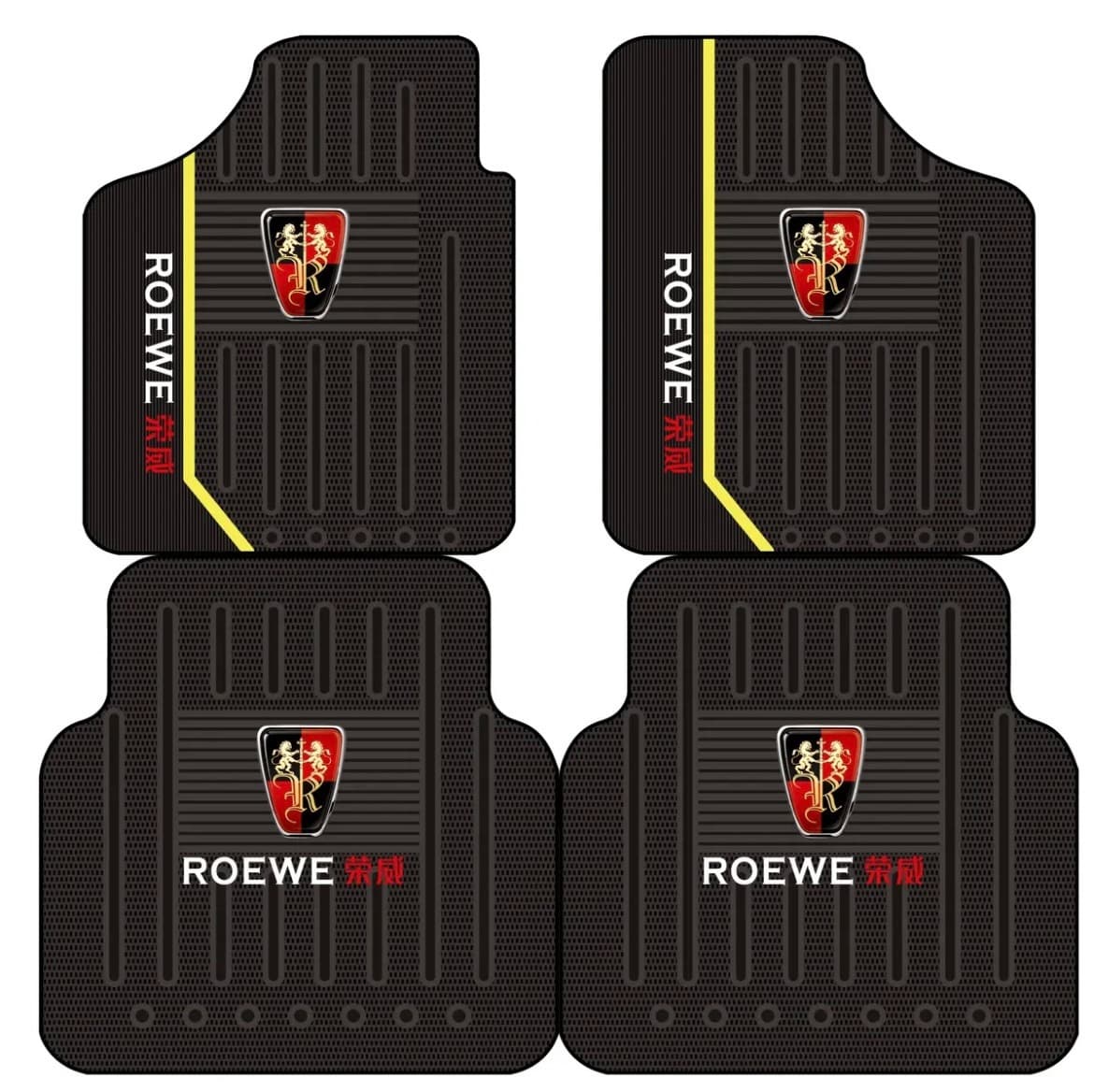 New Car Floor Mats for All Seasons, Car Logos, Easy to Clean, Non-Slip, Waterproof, Diatom Mud Car Mats, Foreign Trade Wholesale Factory