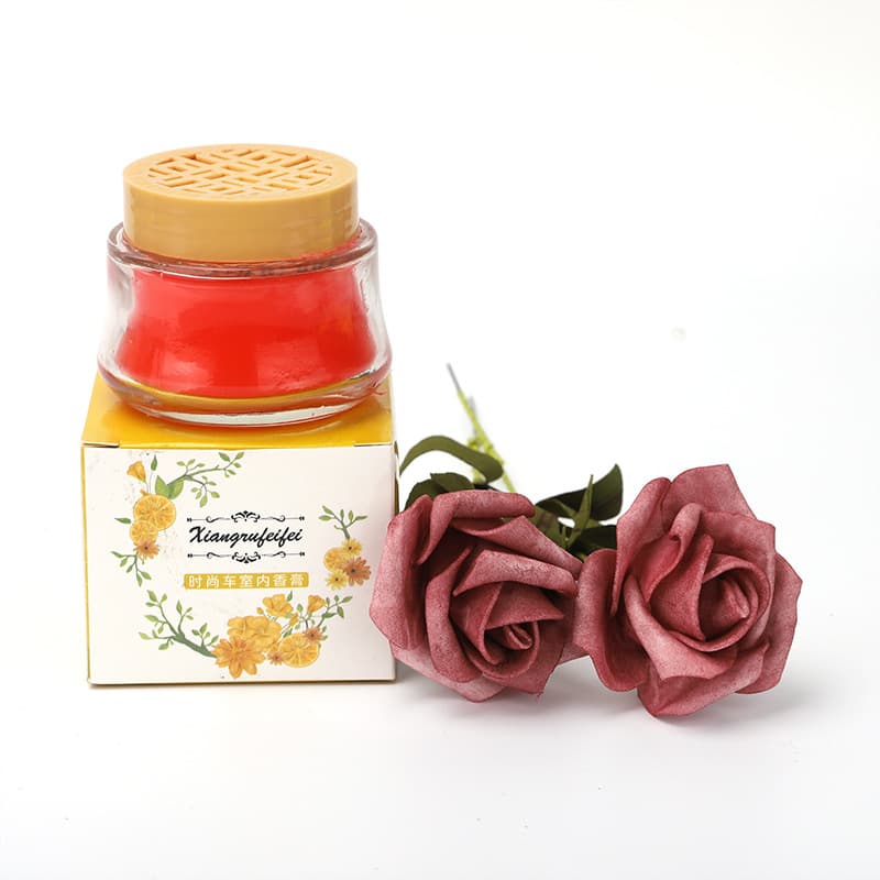 Car Scent Wax Air Freshener Decoration Long-Lasting Home Indoor Flameless Fragrance Car Interior Perfume Deodorizer Freshner
