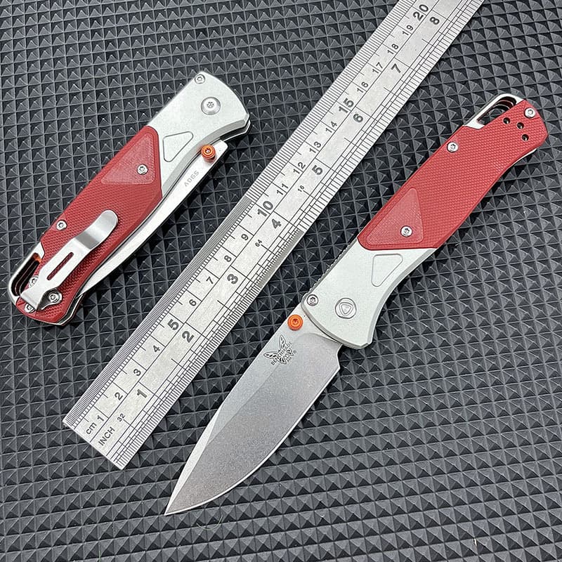 New Cross-Border Butterfly BM535-9 Outdoor Folding Knife D2 High Hardness Portable Small Knife Camping EDC Pocket Knife