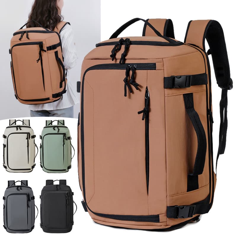 New Cross-Border Large Capacity Travel Backpack, Unisex Commuter Laptop Backpack with Separate Shoe Compartment, Casual Business Trip Backpack