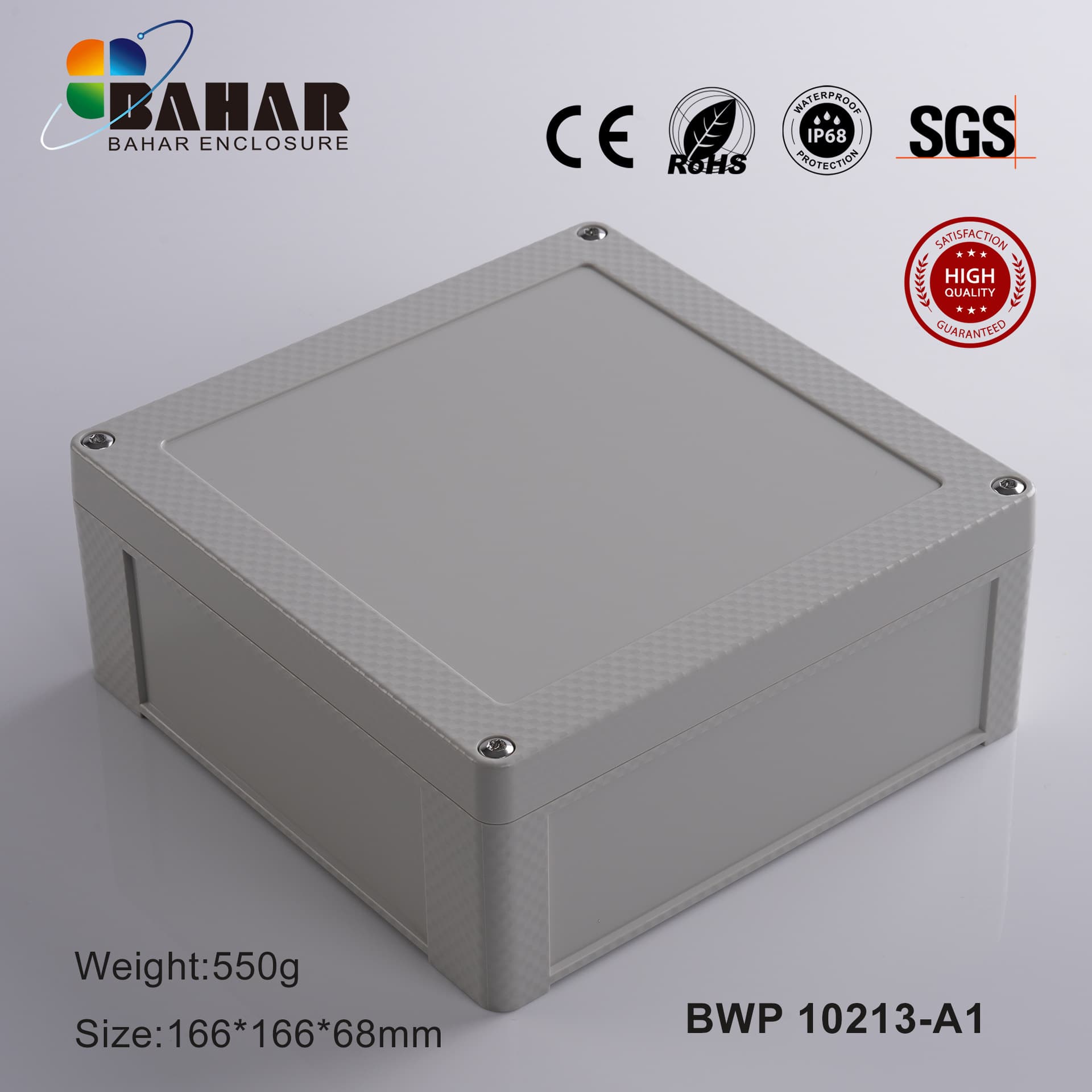 Bahar Enclosure Light Texture Outdoor IP68 Waterproof Box Surveillance Power Junction Box BWP10213
