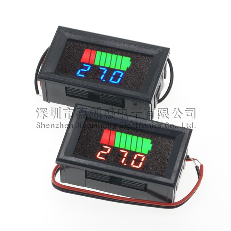 Electric Vehicle Battery Meter Lead-Acid Lithium Battery Meter 12V 24V 36V 48V 60V 72V Universal