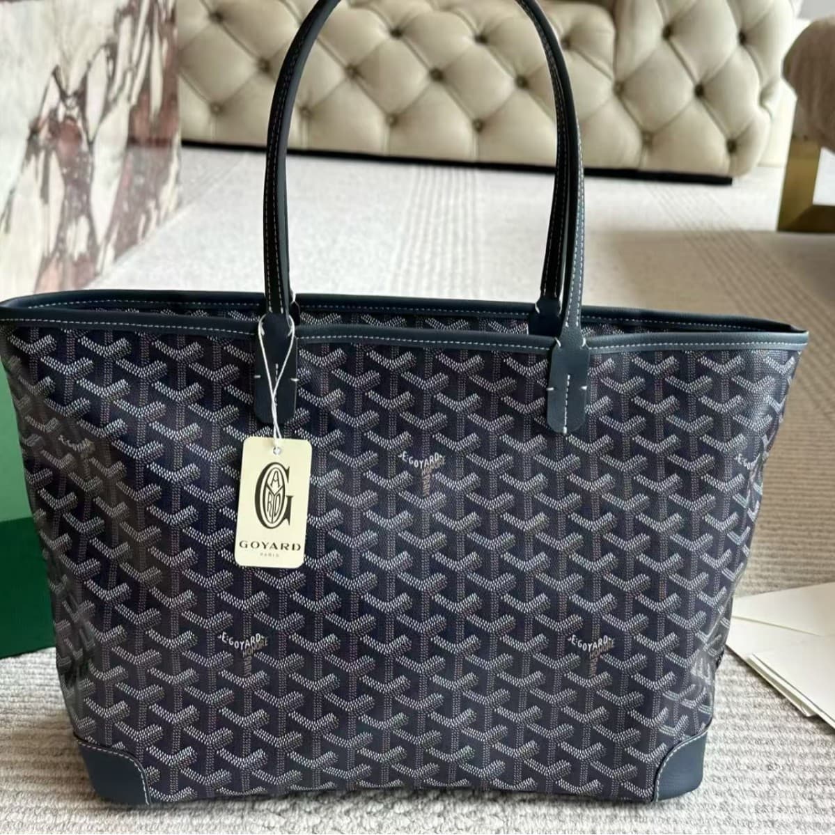 Ready in stock Goyard/Goya Women's Bag Artois Zipper Style Shoulder Handheld Tote Bag tote Shopping Bag