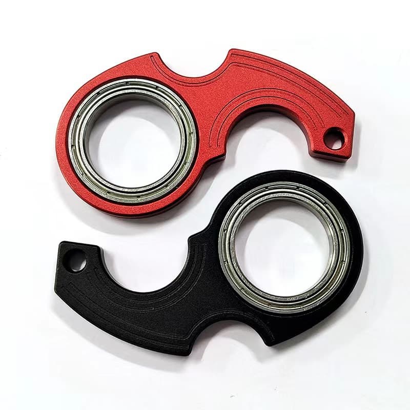 2nd Generation Finger Spinner Decompression Keychain Fidget Spinner Anti-Anxiety Toy