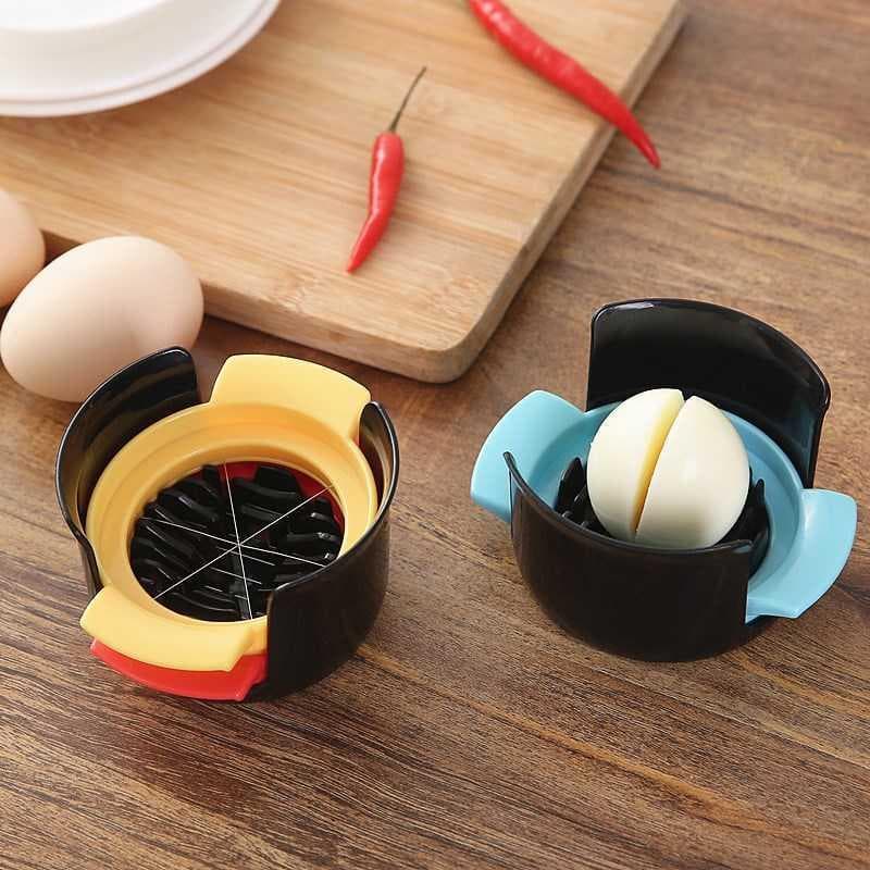 Three-In-One Stainless Steel Egg Cutter Glass Eggshell Slicer Fruit Soymilk Egg Cutting Tool From Mainland China Home Goods