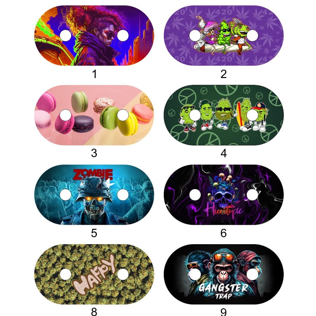Spot Cross-Border Hot-Selling Tinplate Cigarette Set Square Cigarette Tray Portable Cigarette Operating Tray Wholesale Set