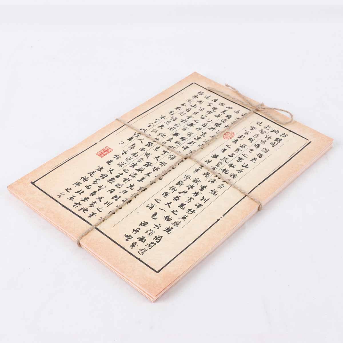Chinese Ancient Book Decor, Antique-Style Paper Book Stack for Study Room, Vintage Photography Prop, Room Ornament