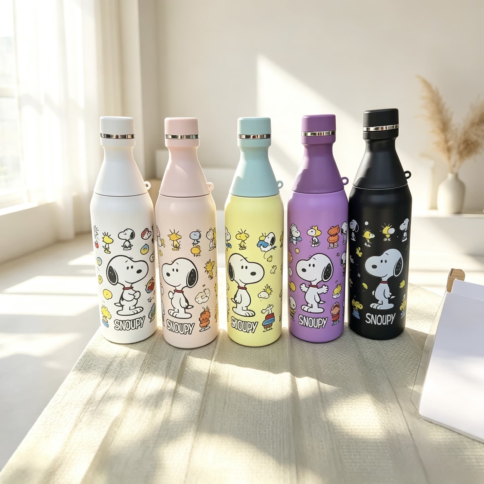 Direct Supply Creative New Pattern Small Mouth Bottle 304 Stainless Steel High Appearance Cola Portable Strap Thermos Cup Simple