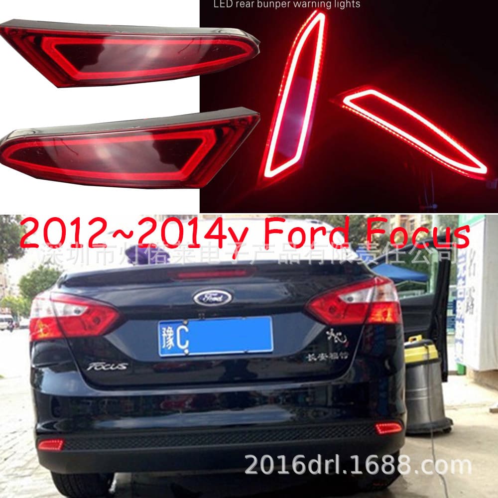 Taiwan made suitable for Ford Focus rear bumper light LED brake light fog light warning light 2012~2014