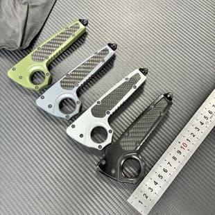 Cross-border Hot Selling Micro Tech OTF Zinc Alloy Carbon Fiber Handle Outdoor Tool Multi-functional EDC Knife Sheath Self-defense Accessory