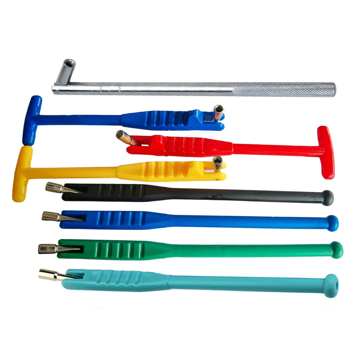 Multi-function Tire Pry Bar for Car, Motorcycle, Electric Scooter, and Mountain Bike with Protective Sleeve for Tire Removal