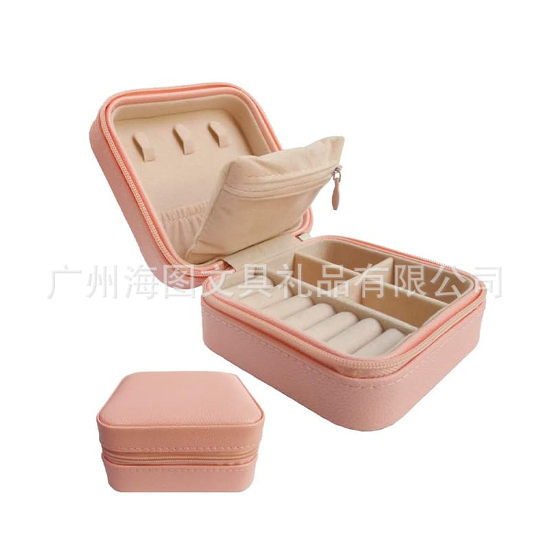 Leather Jewelry Storage Box Travel Jewelry Organizer Small Jewelry Box Earring Stud Storage Box