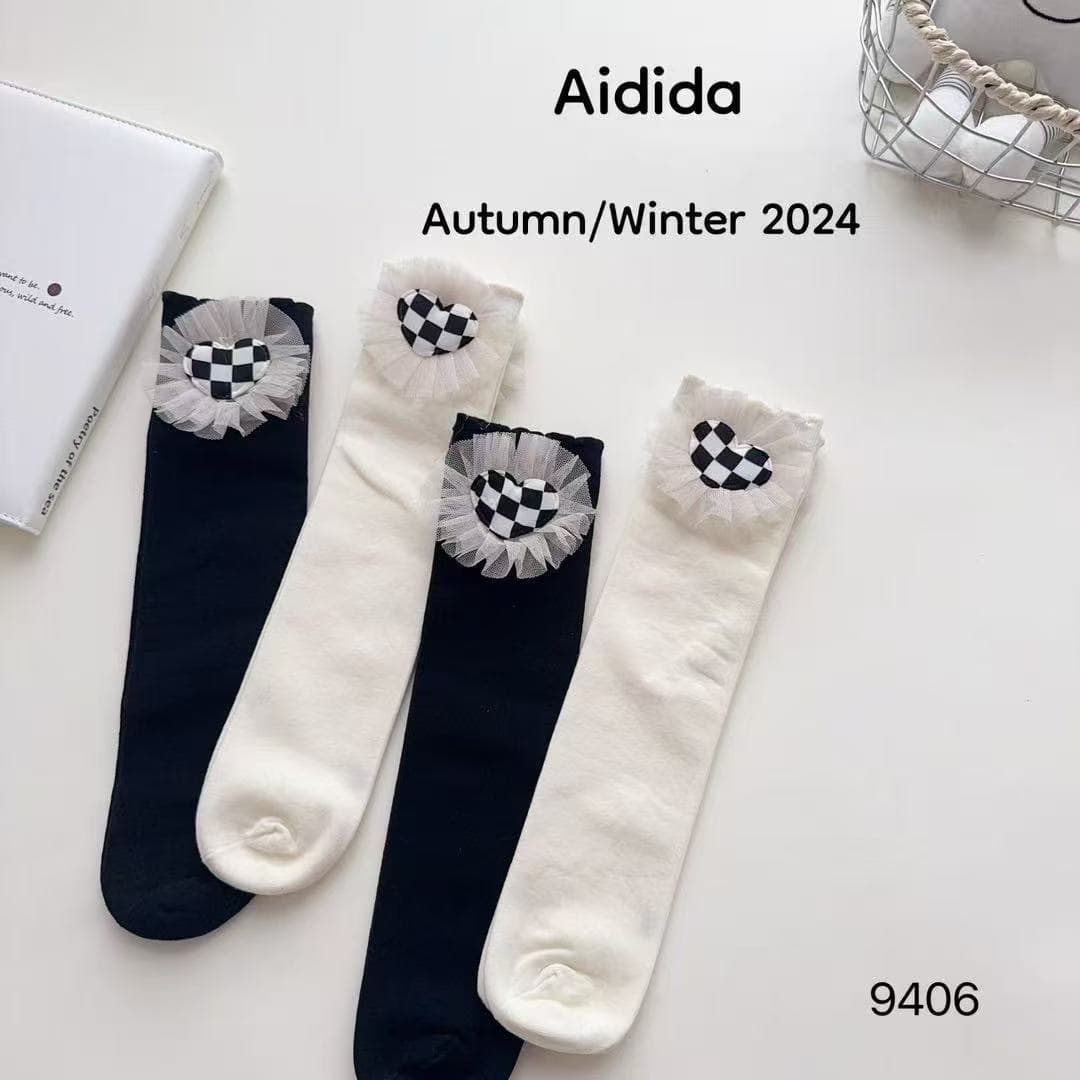 AiDida Autumn New Children's Socks Teen Socks New Men Socks Women Socks Solid Cartoon Socks Decorative Socks