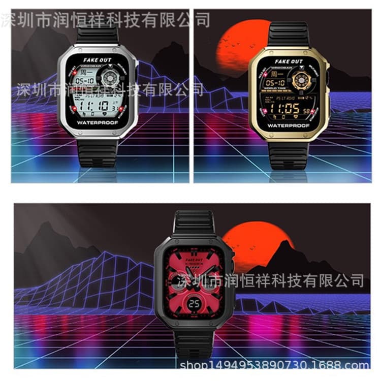 Apple Watch Protector Case Suitable for Apple Watch Armor Watch Case Mountaineer Style Protective Cover Compatible with iWatch