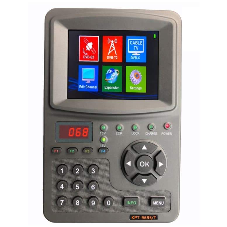 3.5-inch multi-function Combo spectrum analyzer S2/T2/C star-finding terrestrial TV cable tester 969ST