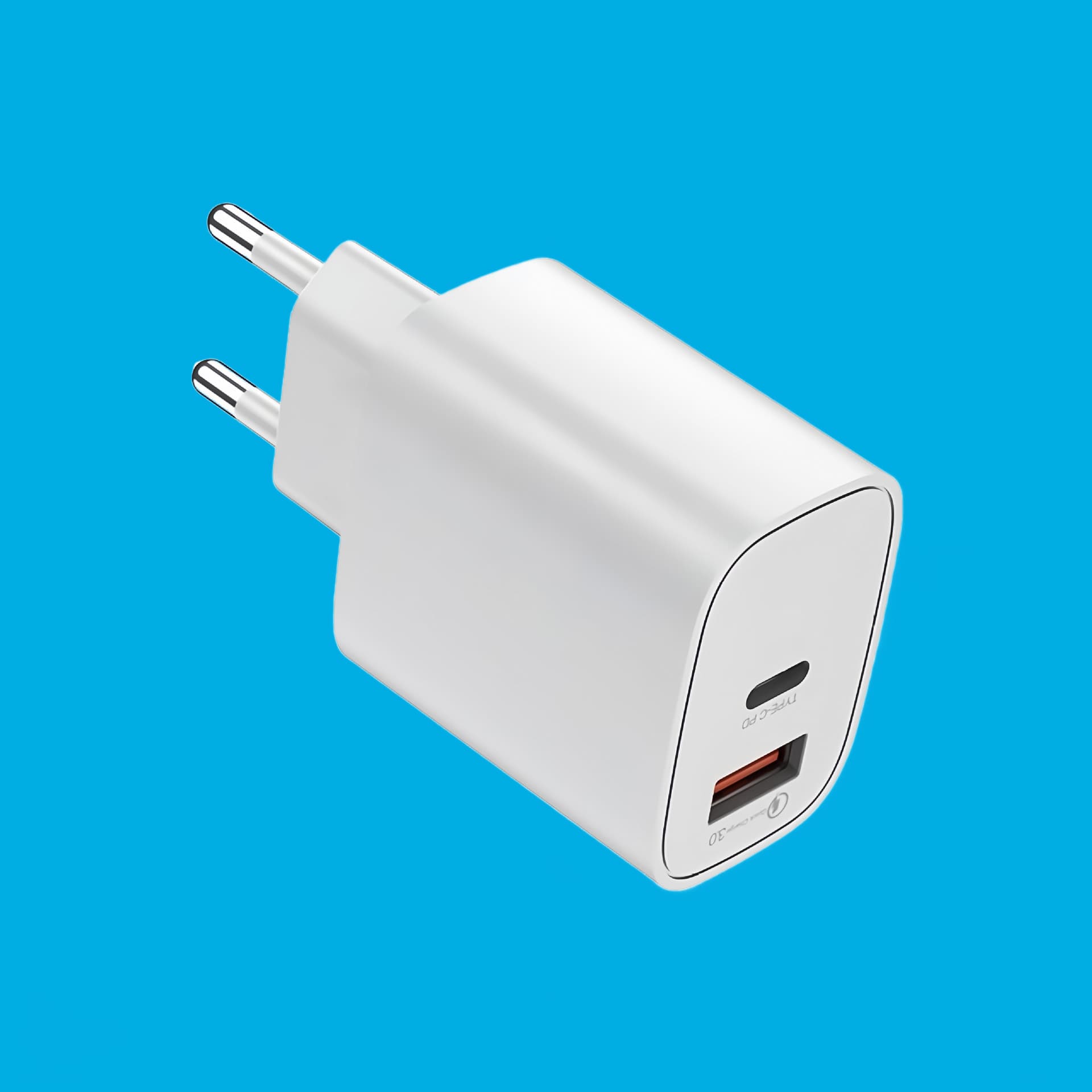 PD20W/30W Charger Compatible with Apple iPhone A+C Multi-Port Fast Charging Head iPhone Charging Data Cable