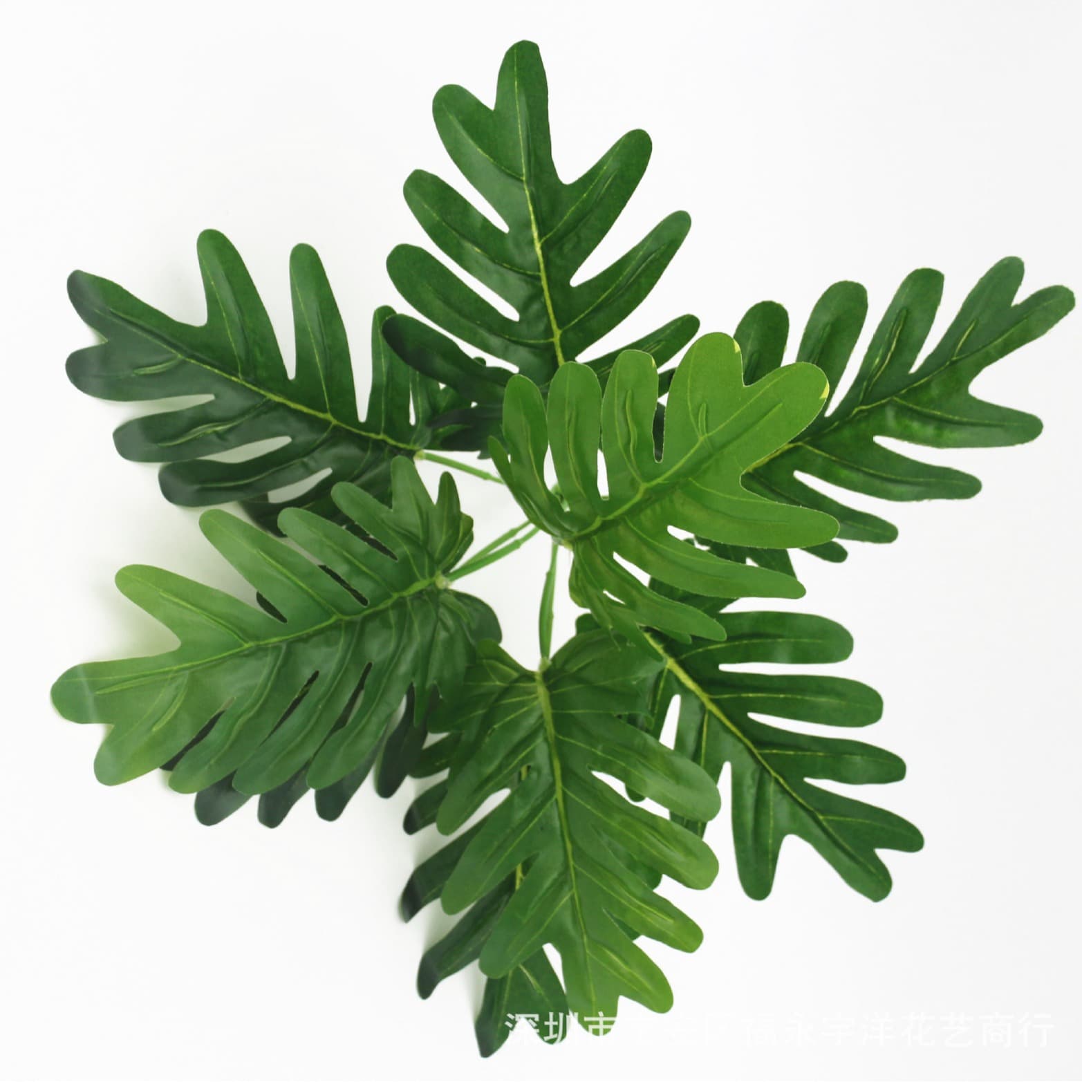 Manufacturer supplies simulated leaf plant wall green plant wall accessories decorative green leaves 9 spring taro leaves