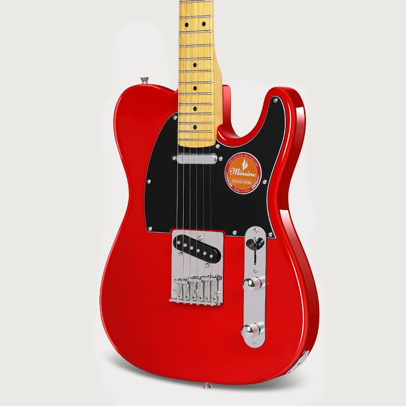 Mingsen TL Electric Guitar for Beginners Fixed Bridge Rock Guitar Factory Direct Children Adult Guitar Wholesale